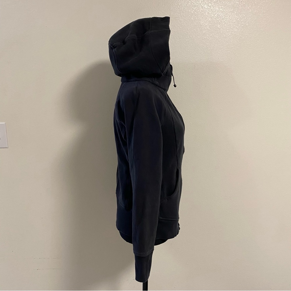 Lululemon Jacket Women’s Size 6 Black Scuba Hoodie Jacket- Wash wear - Picture 6 of 16
